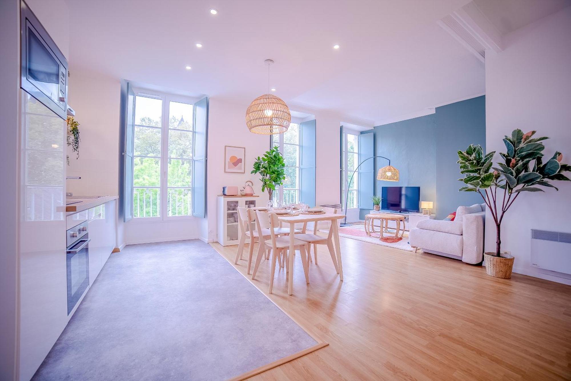 La Vue Royale - Face Au Chateau - Wifi - 4 Personnes Pau Dış mekan fotoğraf